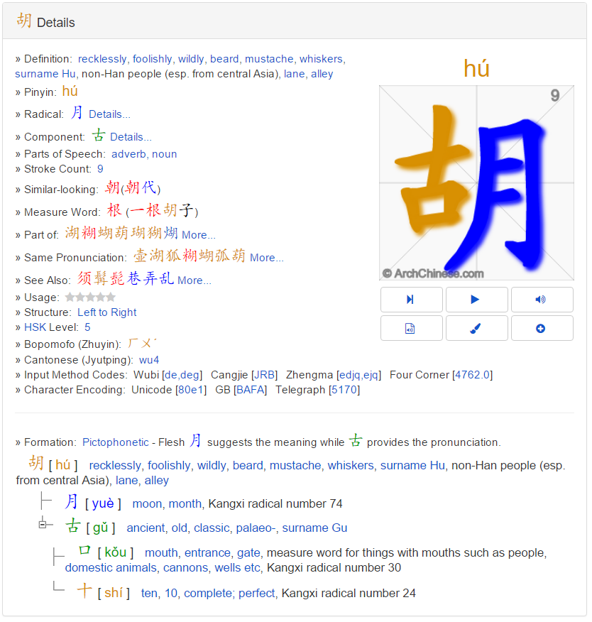 chinese words and their translations
